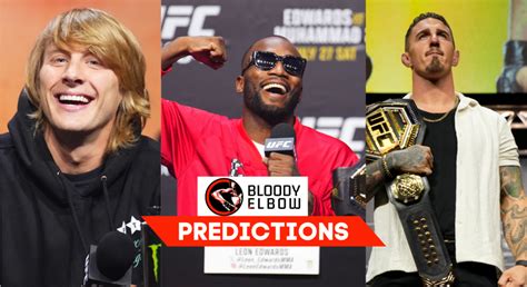 bloody elbow|bloody elbow mma prelim predictions.